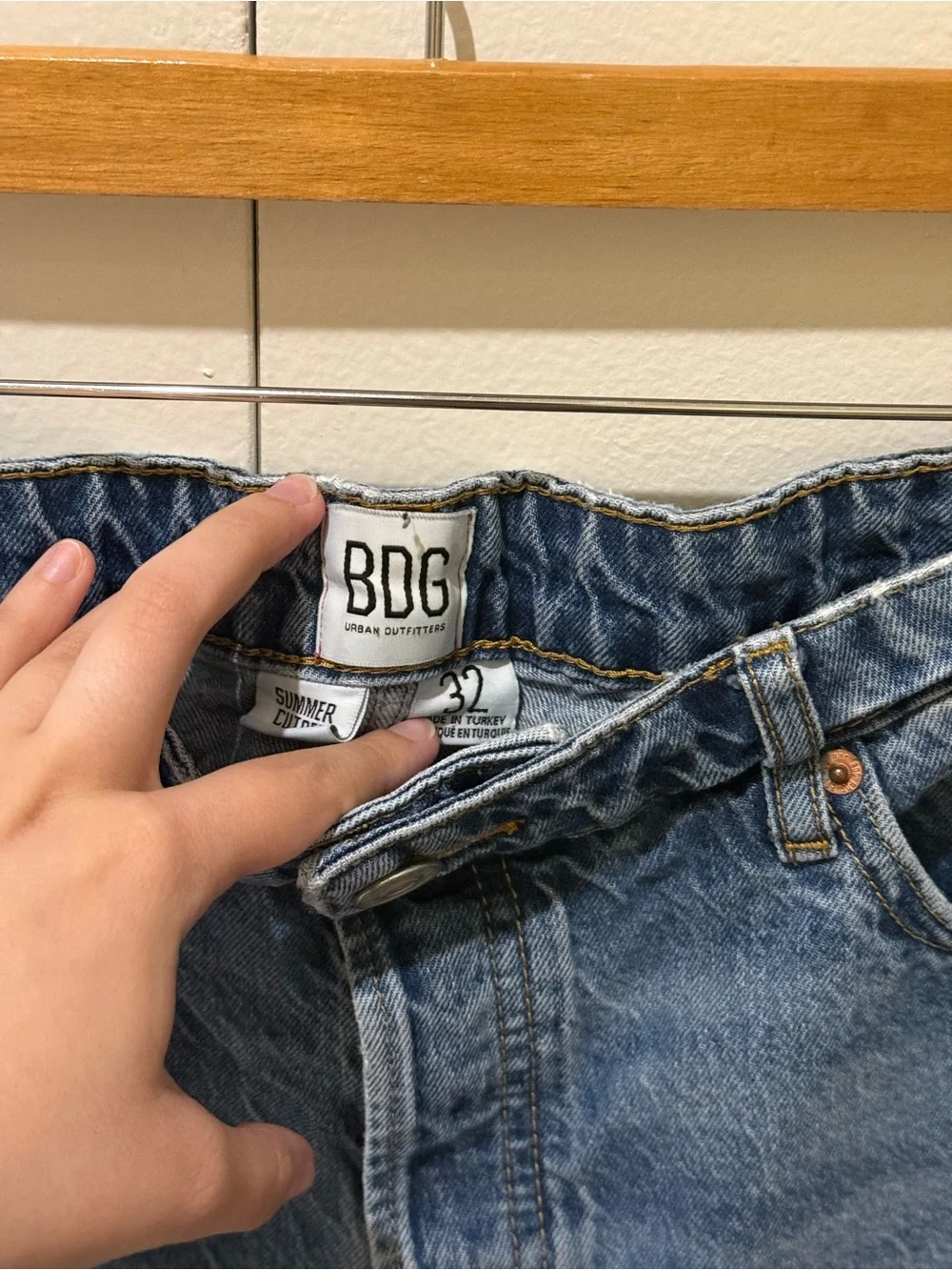 BDG Women's Distressed Denim Shorts